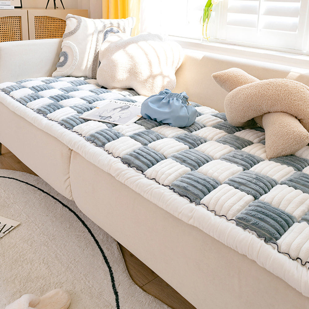 Funny Couch Cover Sofa Cover Protective Couch Cover Pet Mat Bed Couch Cover - Color: Gray Blue, Size: 70*150cm
