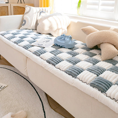 Funny Couch Cover Sofa Cover Protective Couch Cover Pet Mat Bed Couch Cover - Color: Gray Blue, Size: 70*150cm