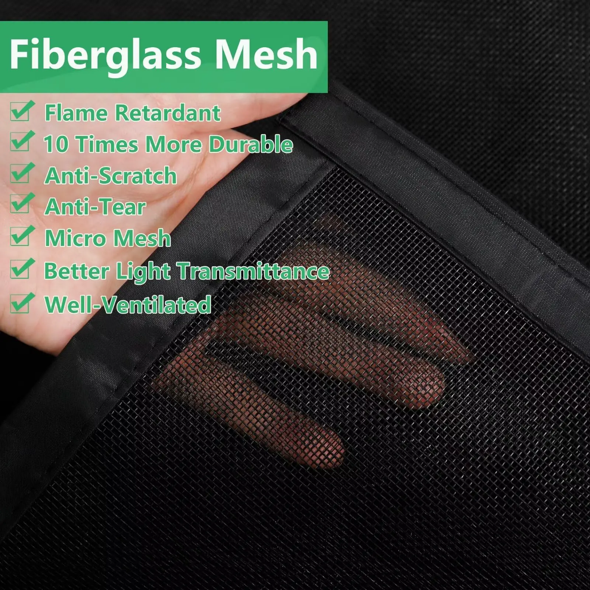 2026 New Self-Sealing Heavy-Duty Mesh Partition, Screen Door, Hands-Free Design, Bug-Proof & Pet/Kid-Friendly, Available in Three Sizes