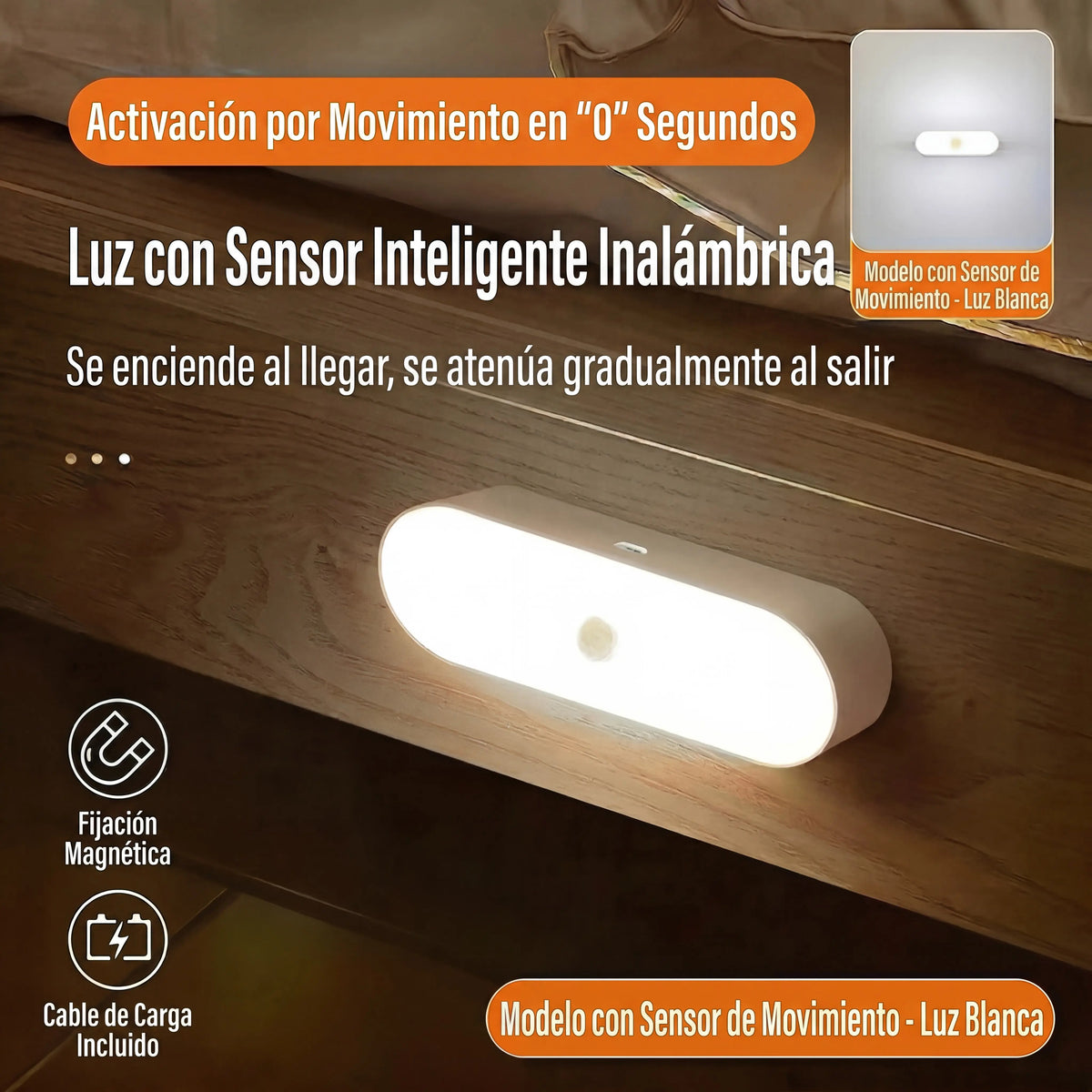 Under Cabinet Lights,Motion Sensor Night Light Indoor, USB Rechargeable Light,Magnetic Installation Dimmable Lights for Kitchen,Wardrobe,Pantry, Closet,Bathroom,Stairs,Sink Cabinet,Garage,#Summervibes