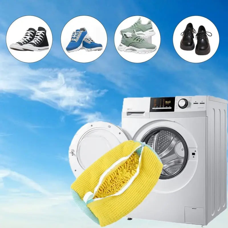 Shoe Washing Bag for Washing Machine, Laundry, Anti-Deformation Shoe Protector Bag, Lazy Household Cleaning Tool