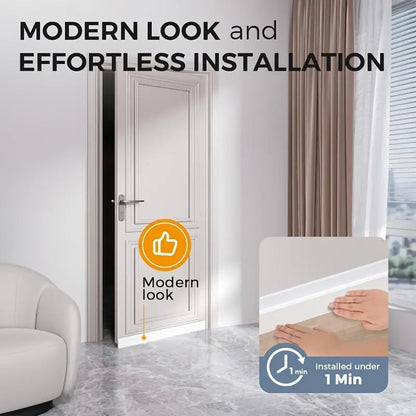 Adjustable Door Draft Stopper, Adjustable Design, Blocks Drafts, Silicone Seal Weatherproofing, Fits Bottom Doors, Indoor Outdoor Use, Blocks Air Noise Air Conditioning Leaks